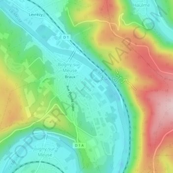Pierre Saint-Martin topographic map, elevation, terrain
