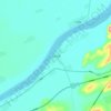 宏克力镇 topographic map, elevation, terrain