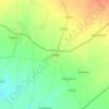 Savda topographic map, elevation, terrain
