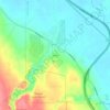 Sonyea topographic map, elevation, terrain