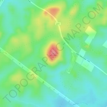 Bukit Batu topographic map, elevation, terrain