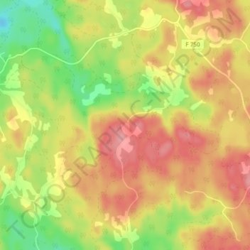 Lilla Moshult topographic map, elevation, terrain
