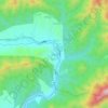 北窑村 topographic map, elevation, terrain