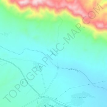 Monch topographic map, elevation, terrain