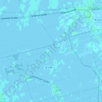 Nordpol topographic map, elevation, terrain