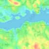 Kershader topographic map, elevation, terrain