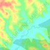 Diangobo topographic map, elevation, terrain