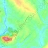 Shirks Corner topographic map, elevation, terrain