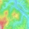 Urkiaga topographic map, elevation, terrain