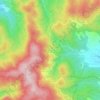 Fornaci topographic map, elevation, terrain