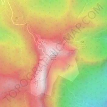 Cofre de Perote topographic map, elevation, terrain