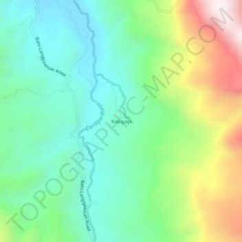 Kaluyapi topographic map, elevation, terrain