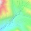 Milarepa Cave topographic map, elevation, terrain