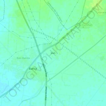 Math topographic map, elevation, terrain