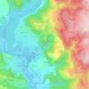 Le Rieux topographic map, elevation, terrain