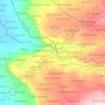 Rockview topographic map, elevation, terrain