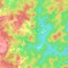 Laranjeiras topographic map, elevation, terrain