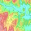Valberg topographic map, elevation, terrain