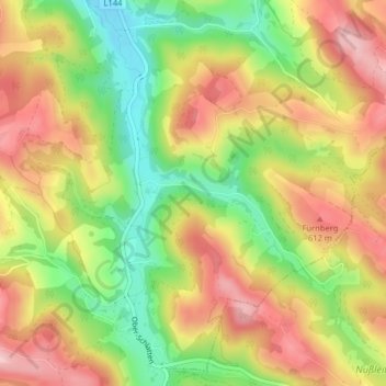 Stanglgraben topographic map, elevation, terrain