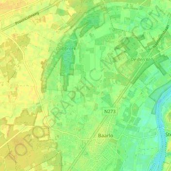 Hert topographic map, elevation, terrain