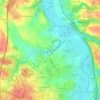 Le Patillou topographic map, elevation, terrain