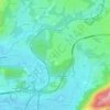 Berg topographic map, elevation, terrain