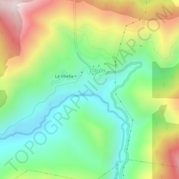 Chagos topographic map, elevation, terrain