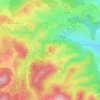 La Cride topographic map, elevation, terrain