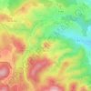 La Cride topographic map, elevation, terrain