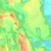 Mont Nebo topographic map, elevation, terrain