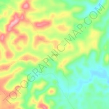 Dakpam topographic map, elevation, terrain