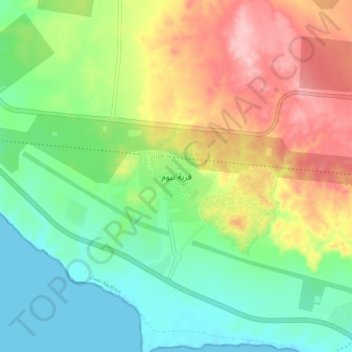 NEOM Community 1 topographic map, elevation, terrain