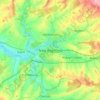New Alresford topographic map, elevation, terrain