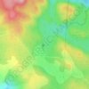 Siou Blanc topographic map, elevation, terrain