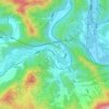 东石古岩村 topographic map, elevation, terrain