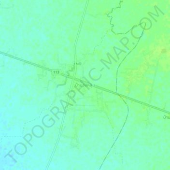 Ban Wang Lum topographic map, elevation, terrain