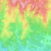 Artix topographic map, elevation, terrain