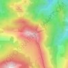 Mont Barral topographic map, elevation, terrain