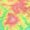 Straßen topographic map, elevation, terrain