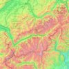 Bezirk Leuk topographic map, elevation, terrain