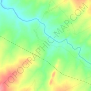 Tongu topographic map, elevation, terrain