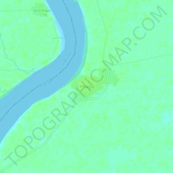 Phagu topographic map, elevation, terrain