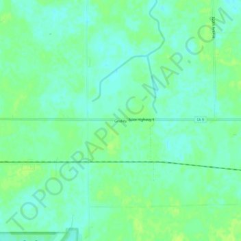 Gridley topographic map, elevation, terrain