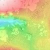 Voringfossen view pt. topographic map, elevation, terrain