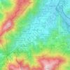 坪朗 topographic map, elevation, terrain