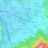 水流田 topographic map, elevation, terrain