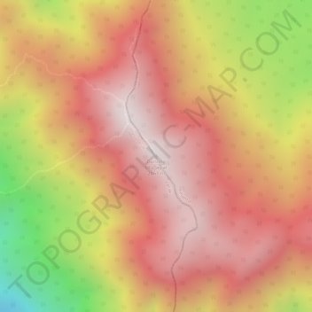 Gunung Ulu Sepat topographic map, elevation, terrain
