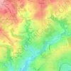 Villefelix topographic map, elevation, terrain
