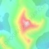 Mount Dalton topographic map, elevation, terrain