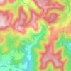 La Dalmerie topographic map, elevation, terrain